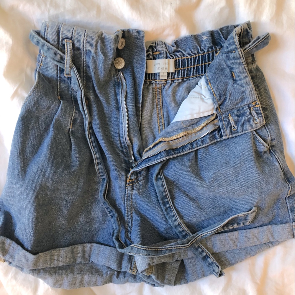 Love Tree Paper Bag Shorts